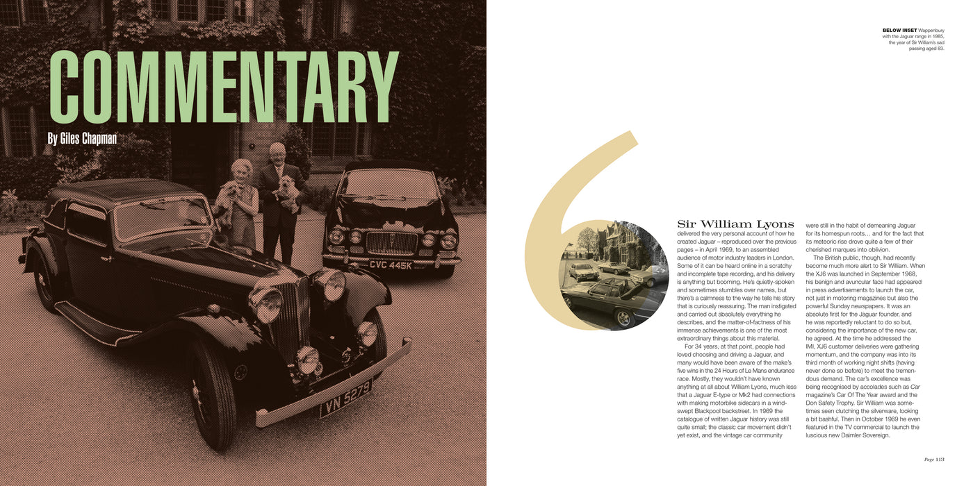 Sir William Lyons on Jaguar